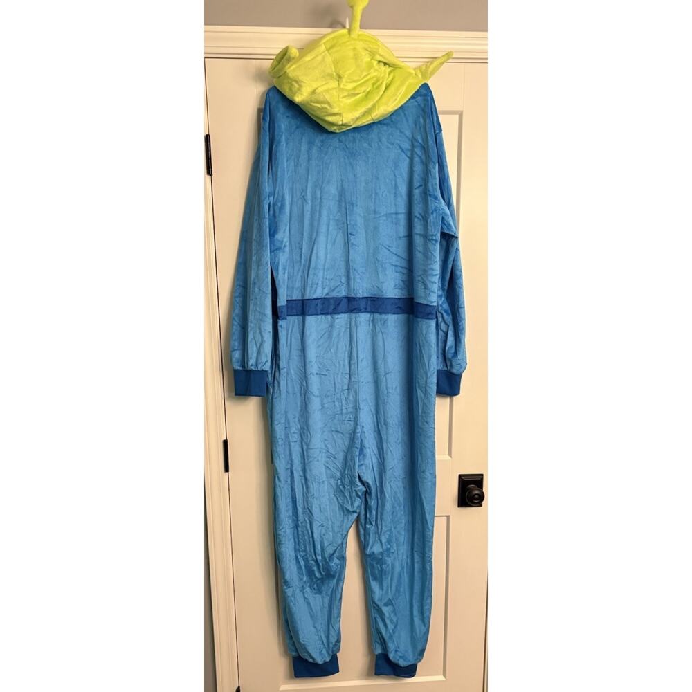 Spirit Halloween Toy Story Alien Jumpsuit Halloween Costume L/XL Adult Hooded - Picture 2 of 4
